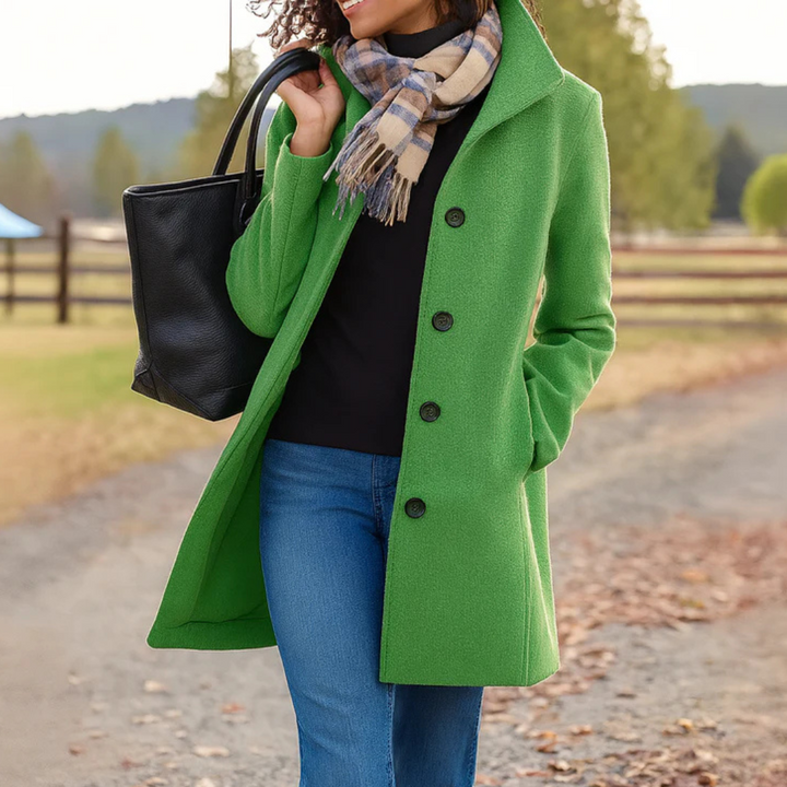 Charlotte | Women's Long Button Front Coat