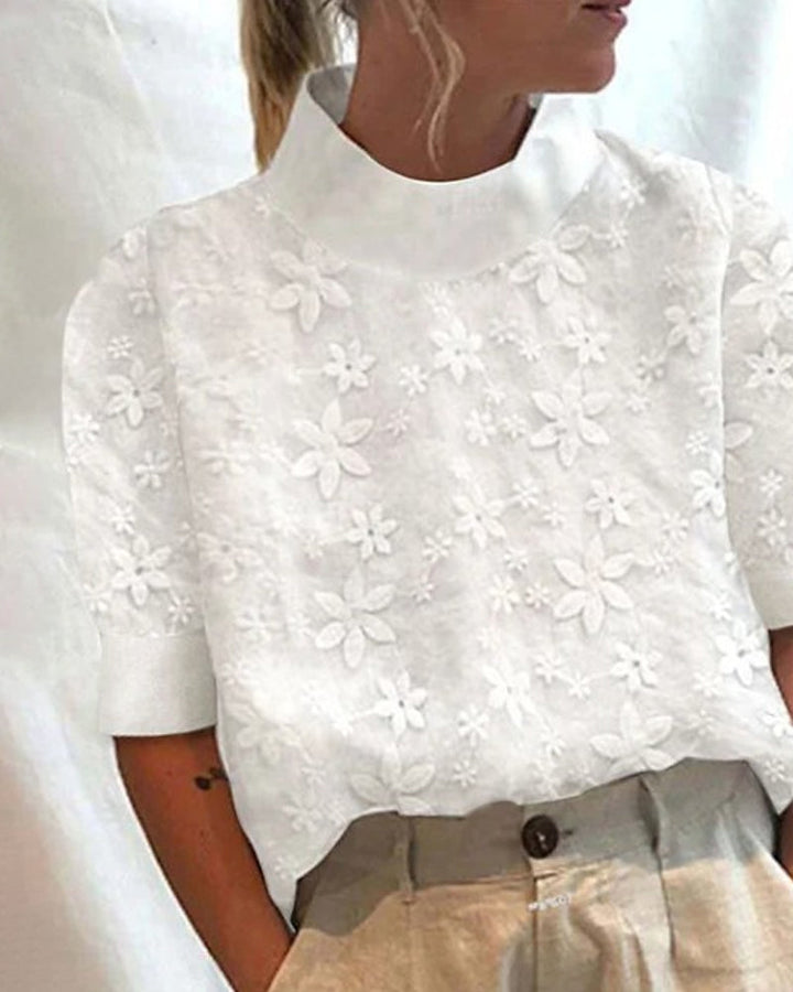 Frances | Women's Stand Collar Blouse