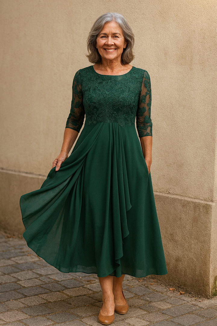 Celeste | Lace Evening Dress