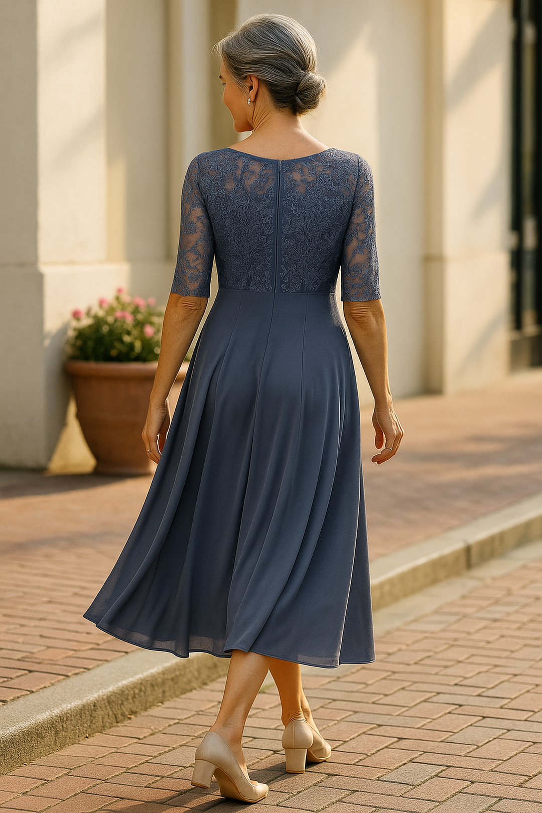 Celeste | Lace Evening Dress