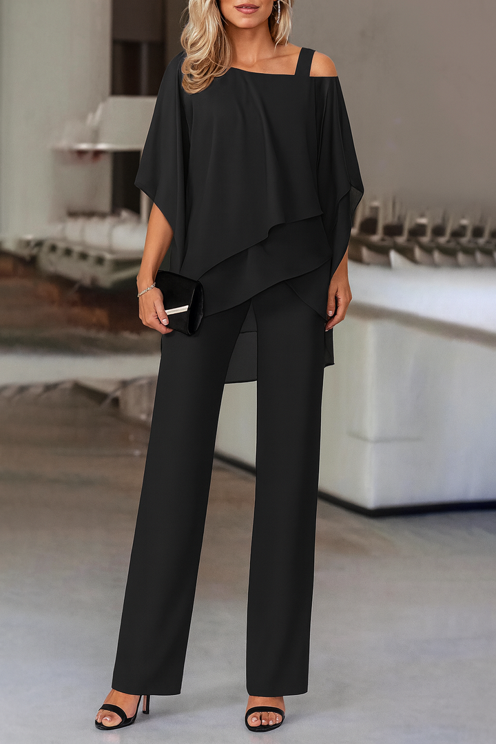 Eliza | Women's Elegant Evening Top and Pants Set