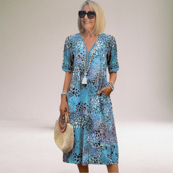 Scarlett | Floral Wedding Guest Midi Dress