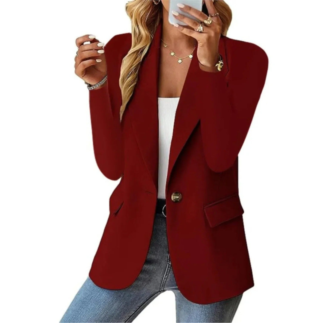 Eleanor | Women's Blazer Jacket with Open Front
