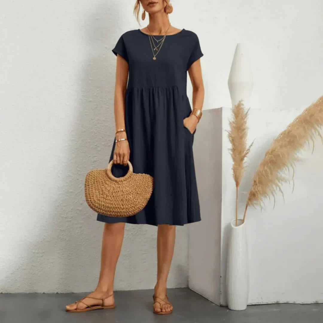 Lillian | Midi Sundress with Flowy Fit