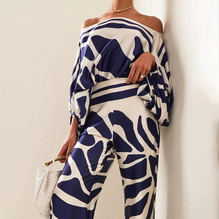 Margot | Off Shoulder Top and Pants Summer Set