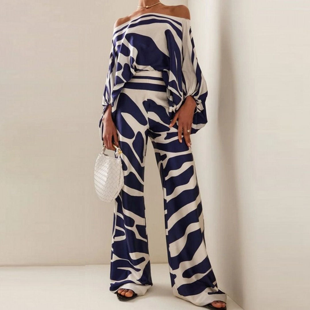 Margot | Off Shoulder Top and Pants Summer Set