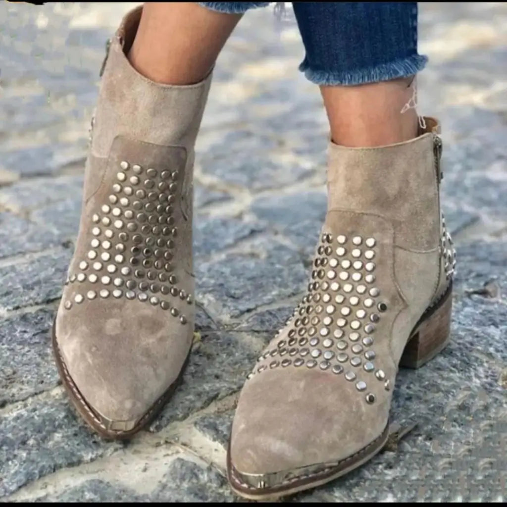 Eustacia | Women's Studded Ankle Boots