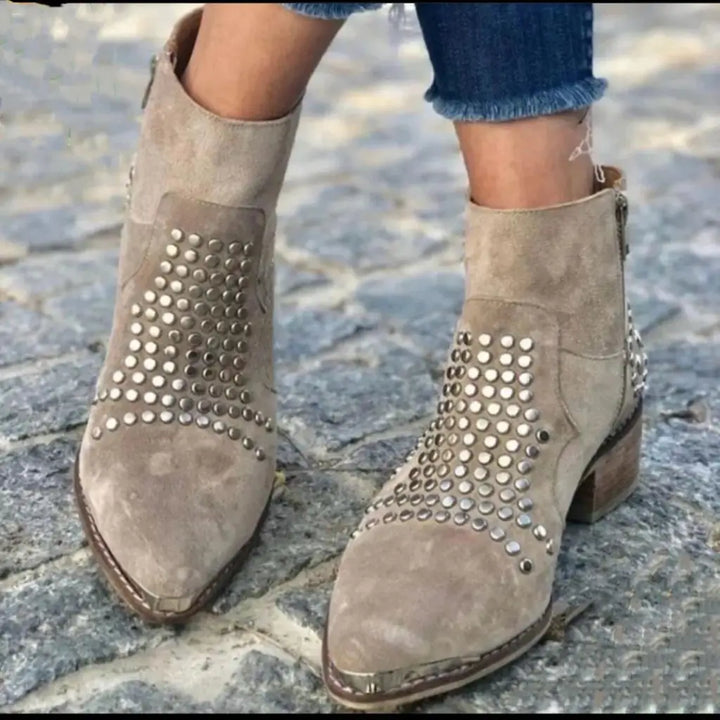 Eustacia | Women's Studded Ankle Boots