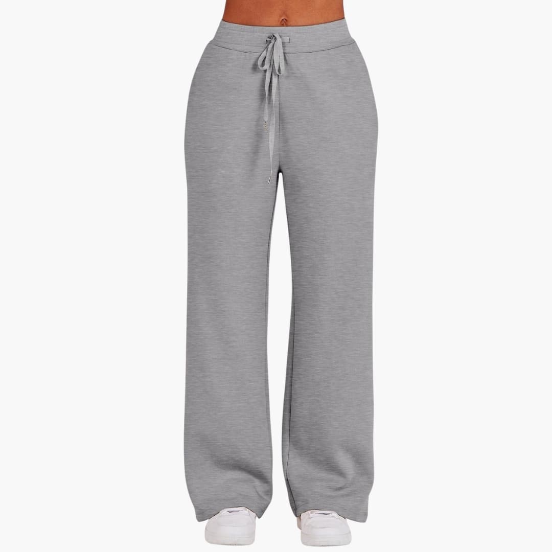 Severina | Women's Half-Zip Top and Wide Leg Pants Set