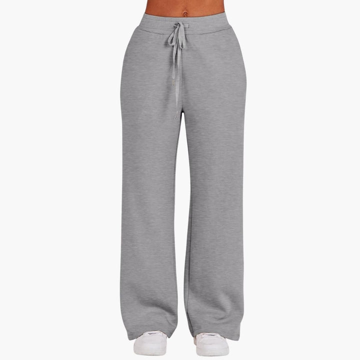 Severina | Women's Half-Zip Top and Wide Leg Pants Set