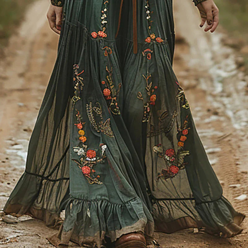 Juniper | Bohemian Floral Maxi Dress