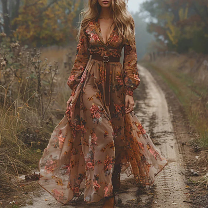 Juniper | Bohemian Floral Maxi Dress