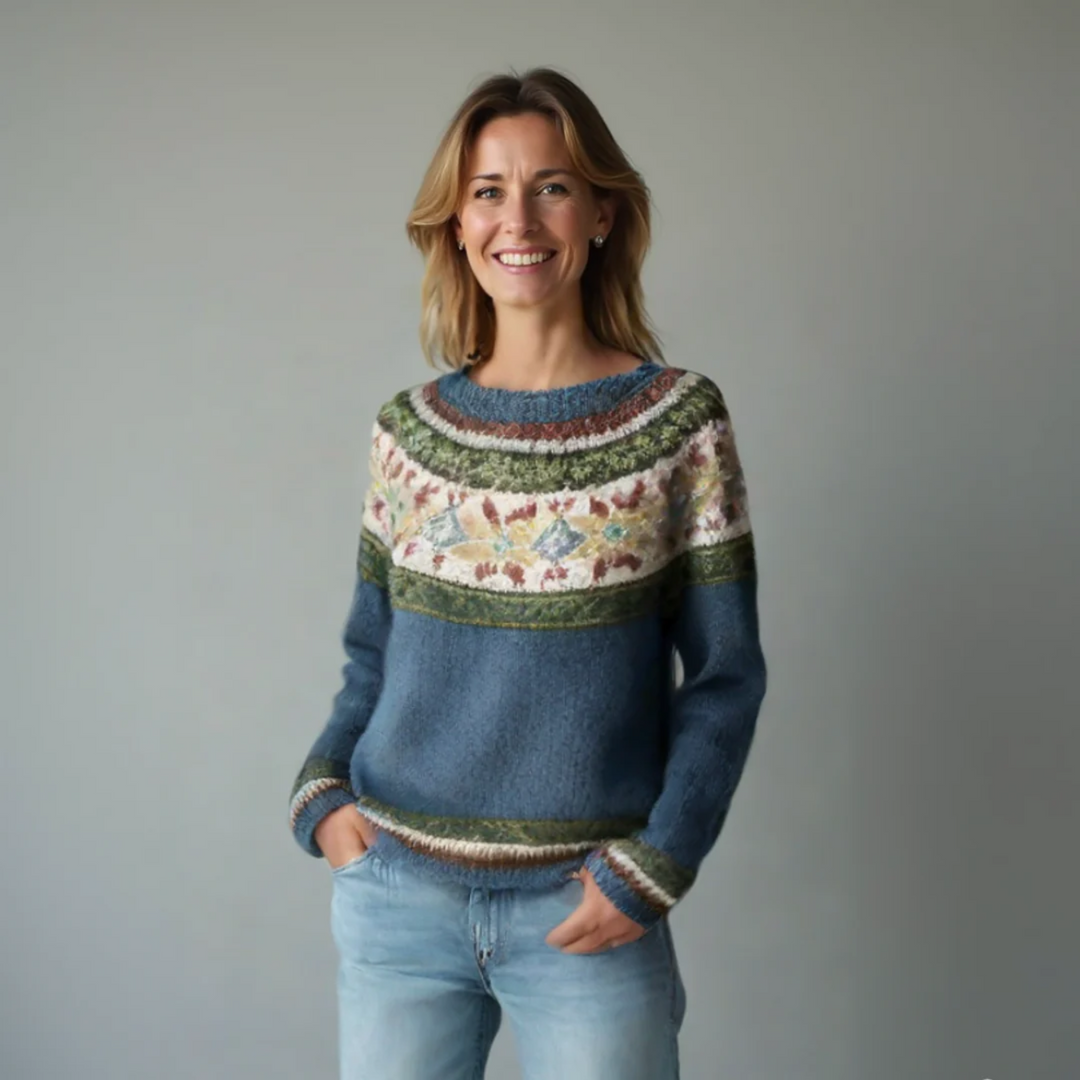Estella | Women's Nordic Pattern Sweater