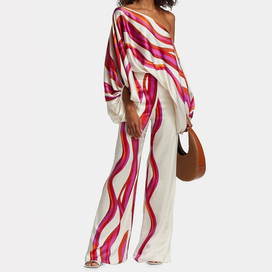 Margot | Off Shoulder Top and Pants Summer Set