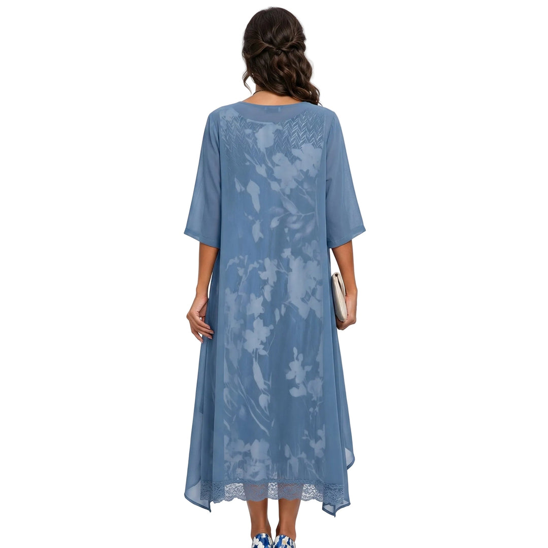 Bernadetta | Women's Floral Maxi Dress and Cardigan Set