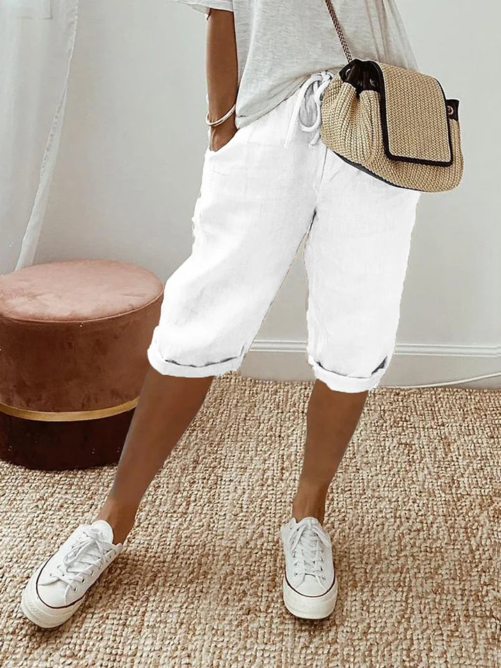 Lillian | Women's Cotton Knee-Length Pants