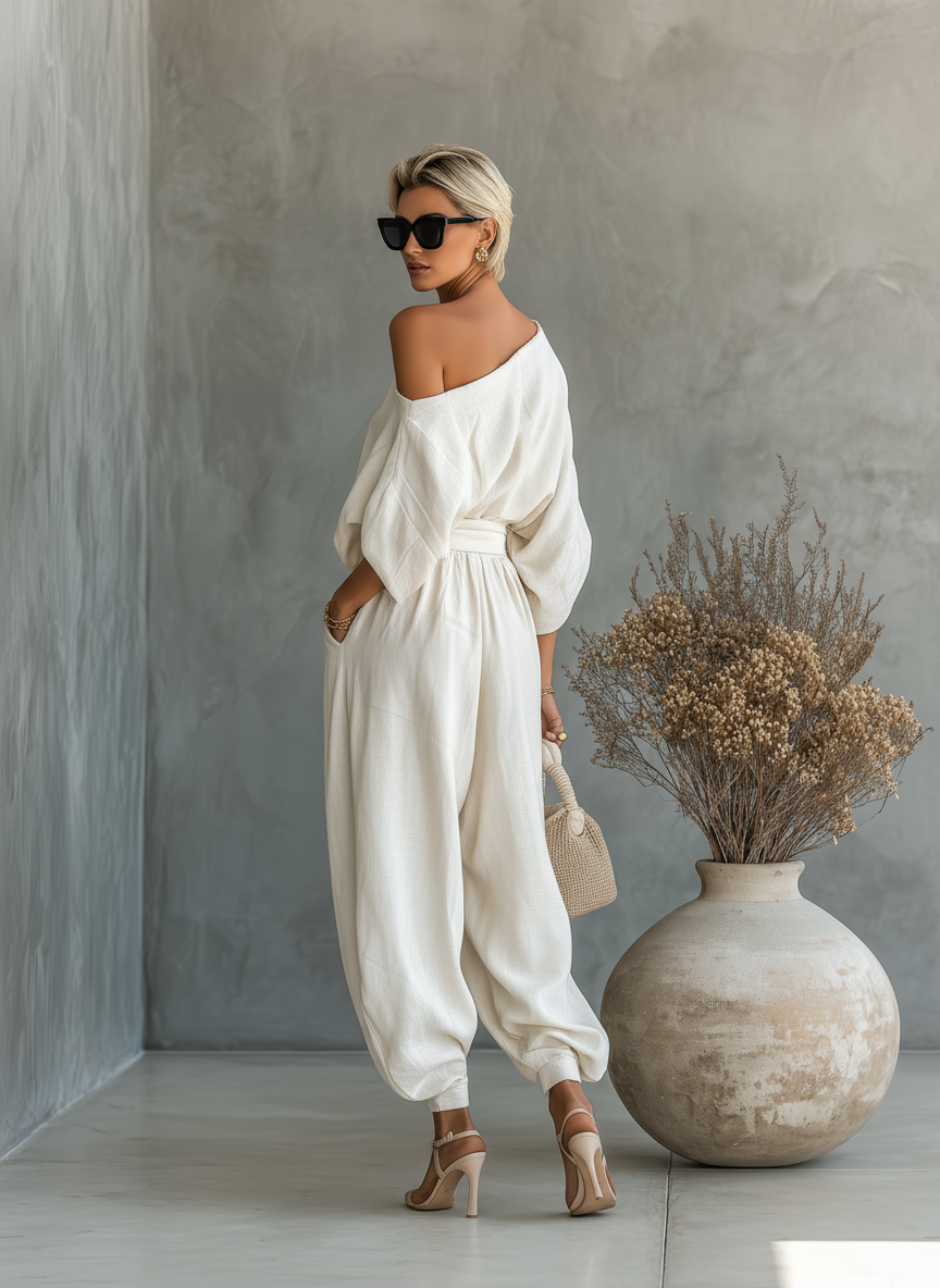 Naomi | Linen Two Piece Set
