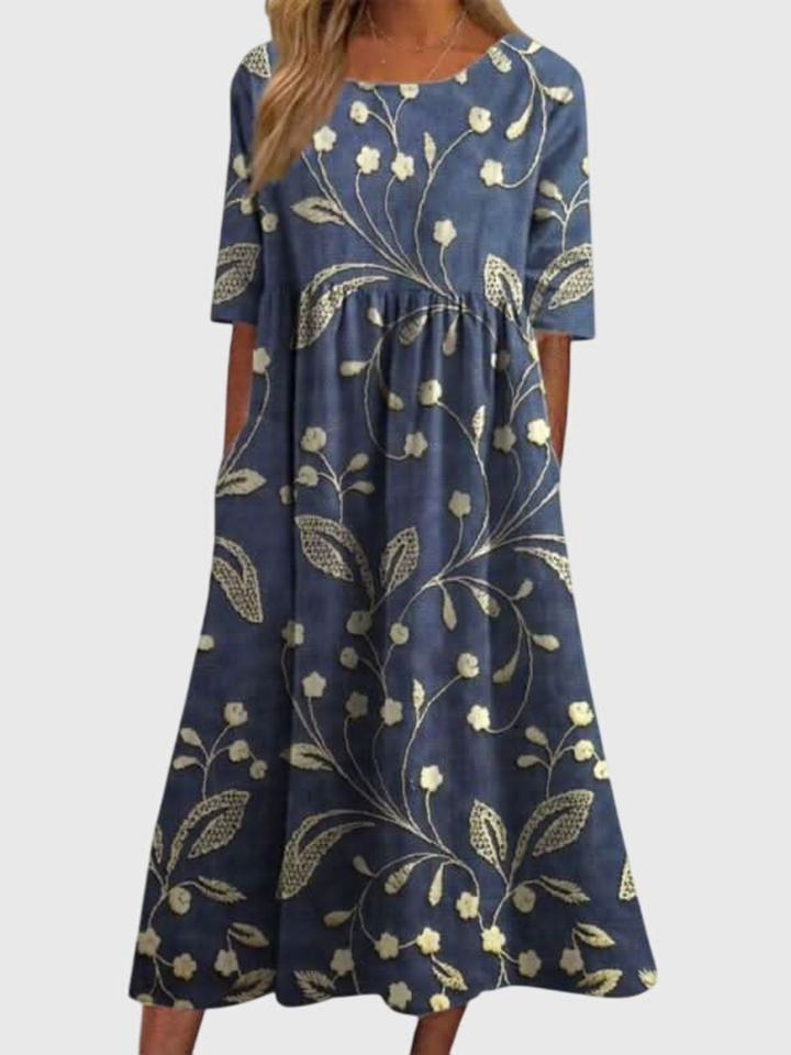 Penelope | Embroidered Maxi Dress