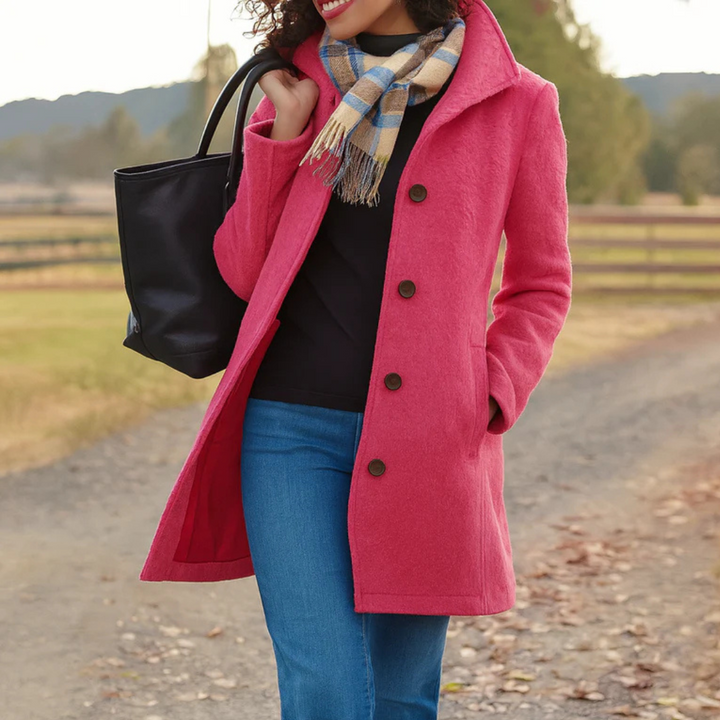 Charlotte | Women's Long Button Front Coat
