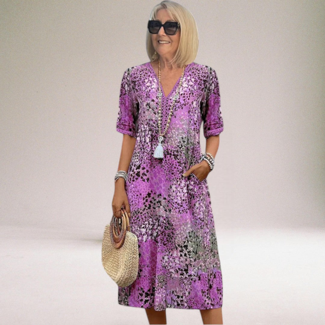 Scarlett | Floral Wedding Guest Midi Dress