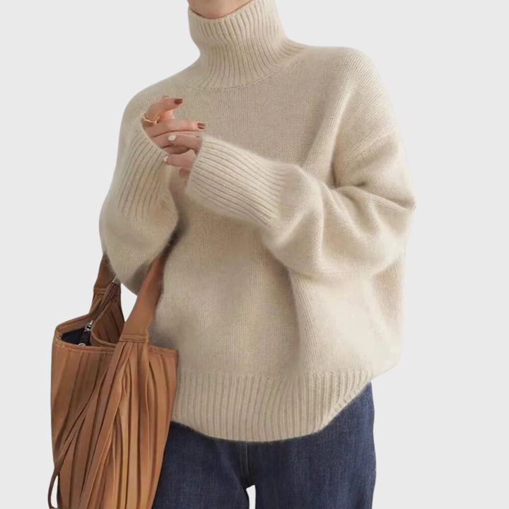 Vivienne | Women's Cashmere Turtleneck Sweater