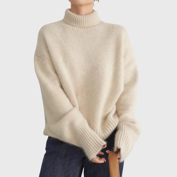 Vivienne | Women's Cashmere Turtleneck Sweater