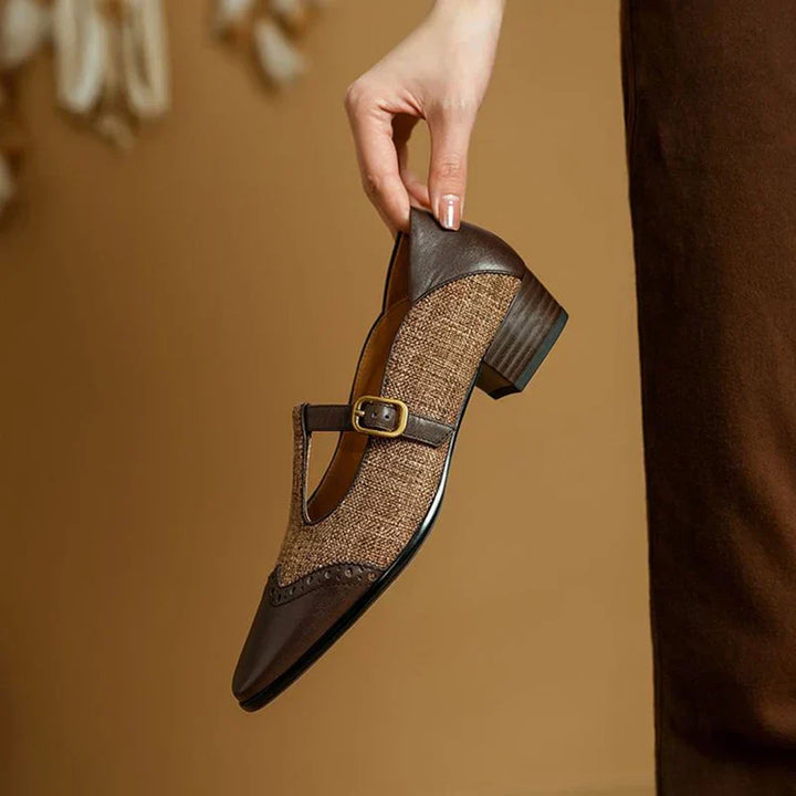 Eleanor | Women's Orthopedic Mary Jane Shoes with Low Heel