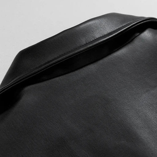 Jace | Men's Leather Bomber Jacket