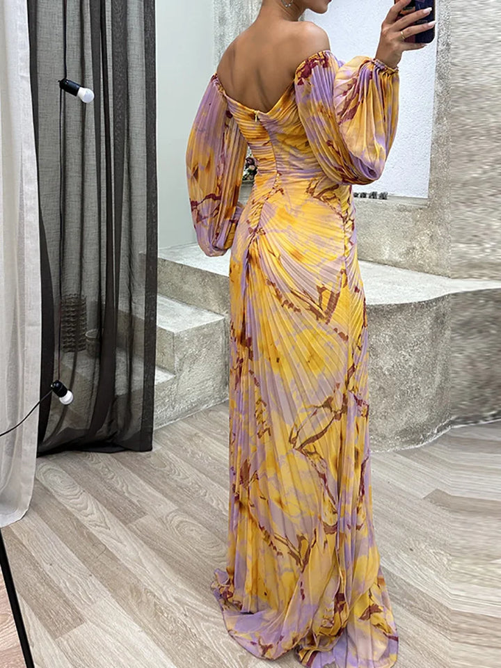 Camilla | Elegant V-Neck Midi Dress