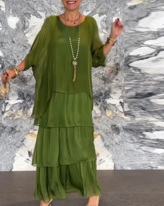 Adelaide | Elegant Flowing Maxi Dress