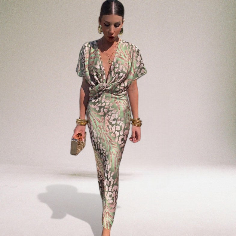 Aurora | Wedding Guest Wrap Maxi Dress