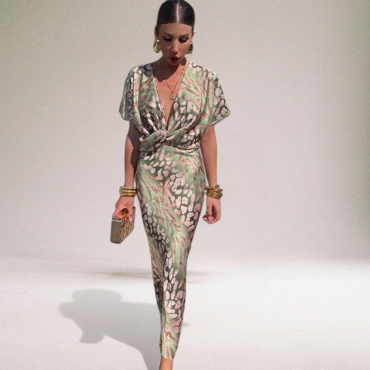 Aurora | Wedding Guest Wrap Maxi Dress