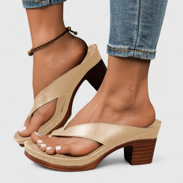 Vivian | Women's Orthopedic Block Heels with Arch Support
