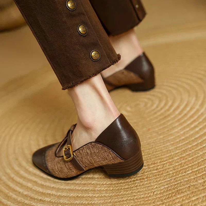 Eleanor | Women's Orthopedic Mary Jane Shoes with Low Heel