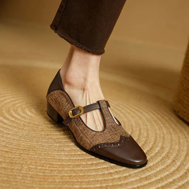 Eleanor | Women's Orthopedic Mary Jane Shoes with Low Heel
