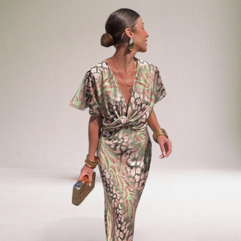 Aurora | Wedding Guest Wrap Maxi Dress