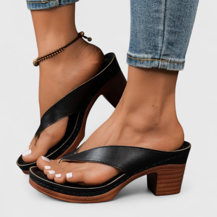 Vivian | Women's Orthopedic Block Heels with Arch Support