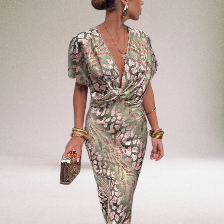 Aurora | Wedding Guest Wrap Maxi Dress
