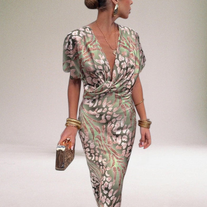 Aurora | Wedding Guest Wrap Maxi Dress