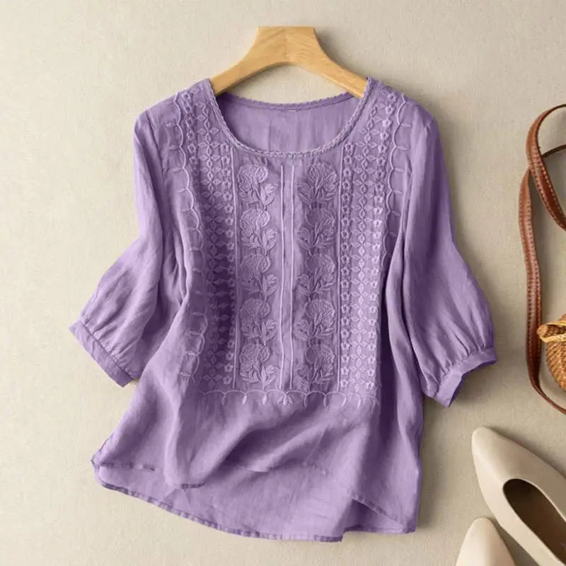 Penny | Women's Embroidered Blouse