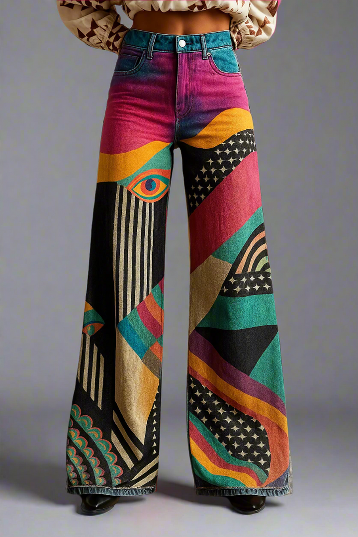 Sienna | Printed Wide Leg Pants