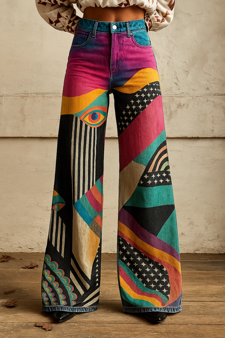 Sienna | Printed Wide Leg Pants