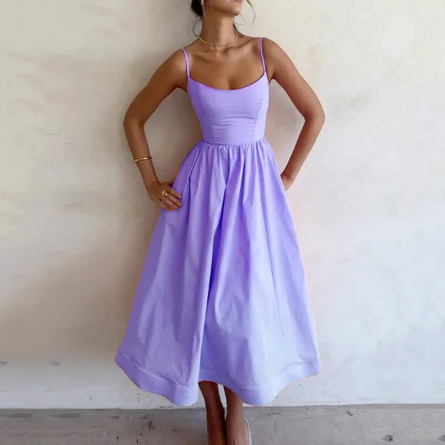 Concetta | Wedding Guest Scoop Neck Dress