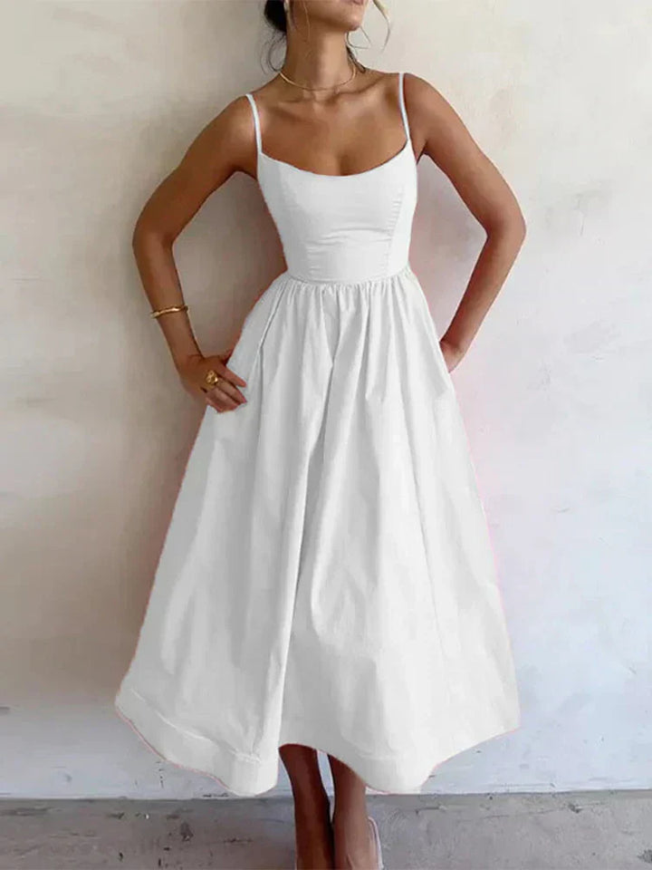 Concetta | Wedding Guest Scoop Neck Dress