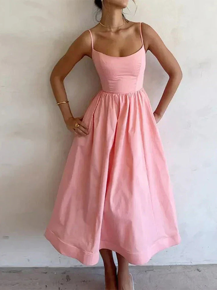 Concetta | Wedding Guest Scoop Neck Dress