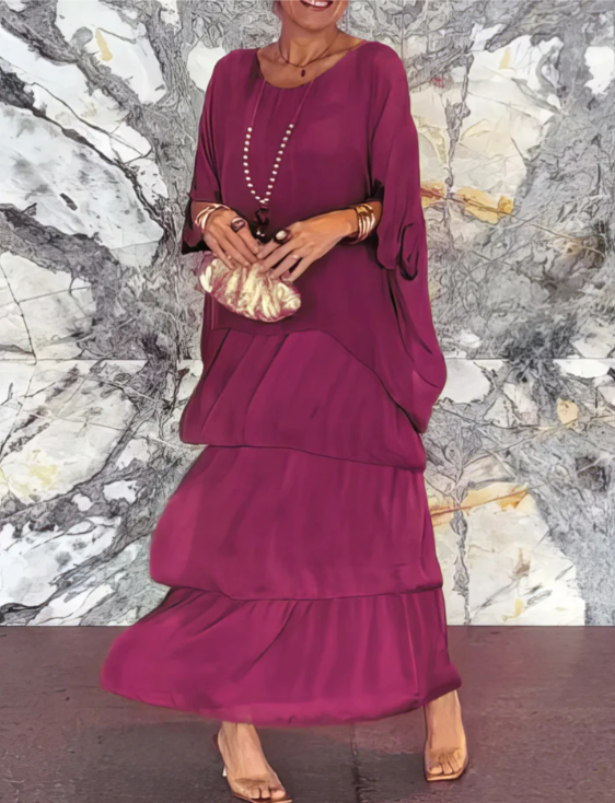 Adelaide | Elegant Flowing Maxi Dress