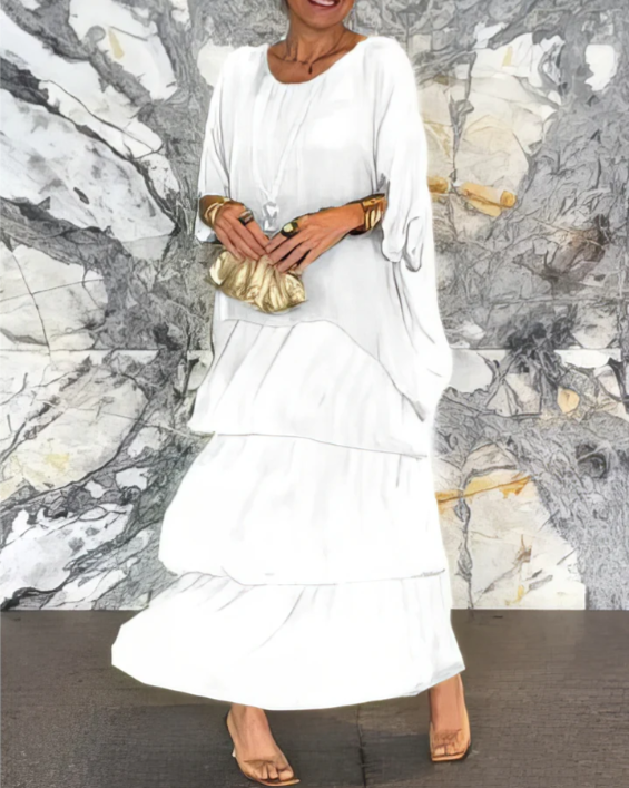 Adelaide | Elegant Flowing Maxi Dress