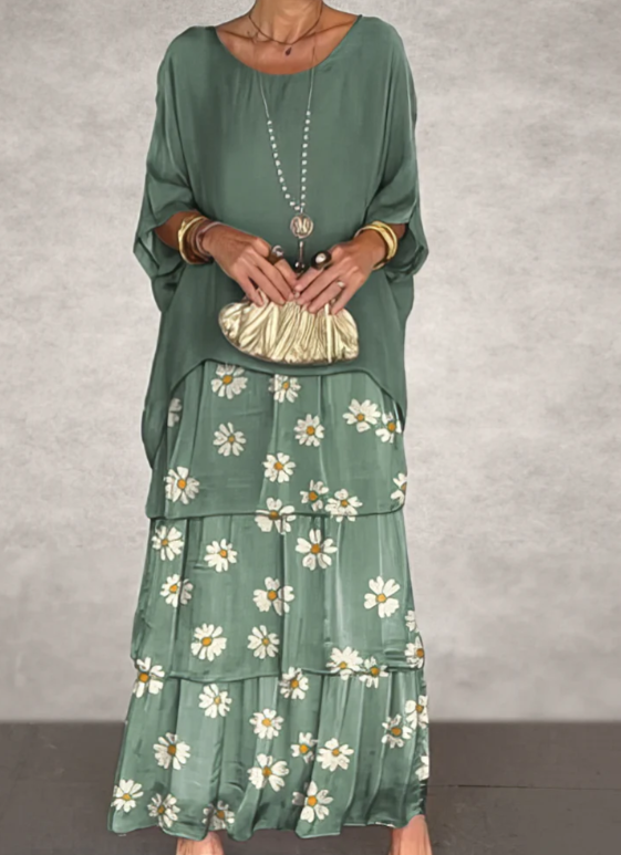 Adelaide | Elegant Flowing Maxi Dress