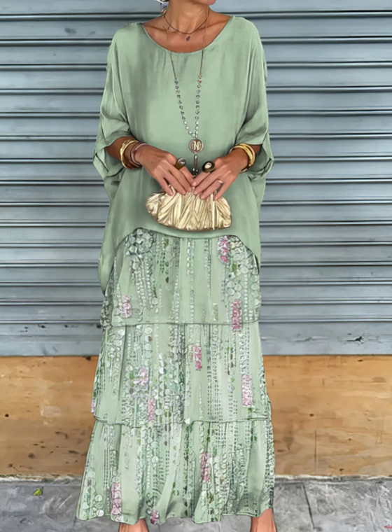 Adelaide | Elegant Flowing Maxi Dress