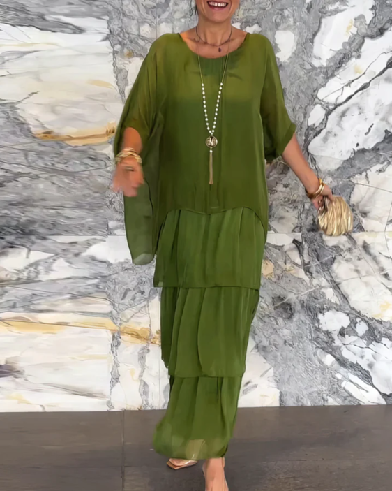 Adelaide | Elegant Flowing Maxi Dress
